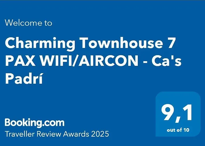 Charming Townhouse 7 Pax Wifi/Aircon - Ca\'S Padri