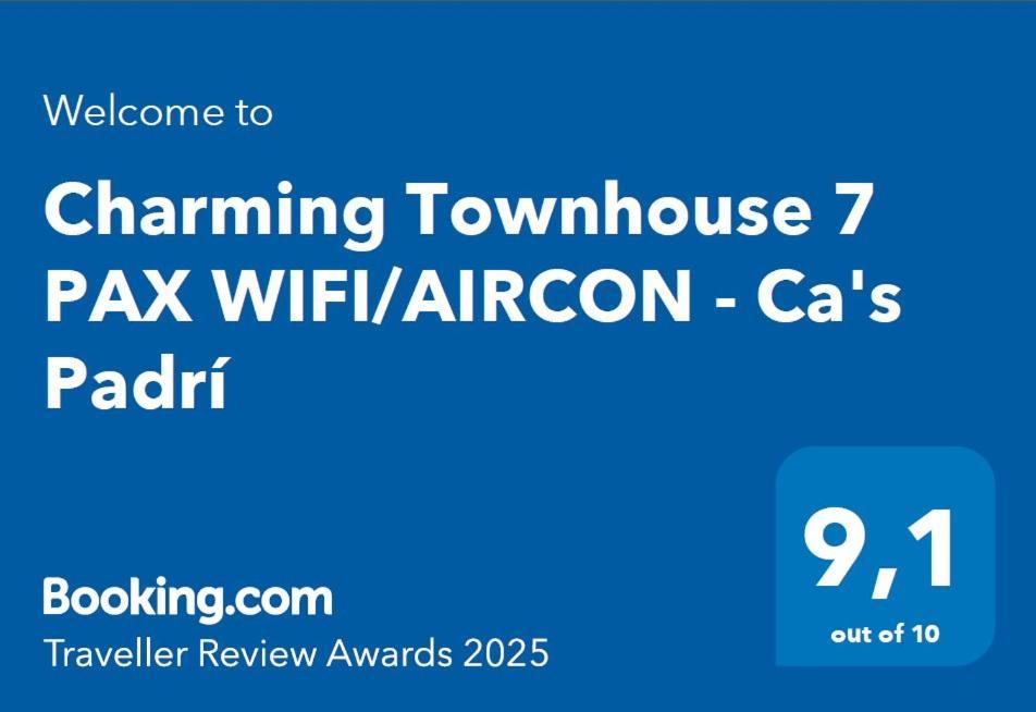 Charming Townhouse 7 Pax Wifi/aircon - Ca's Padri Vakantiehuis Llucmajor (Mallorca)